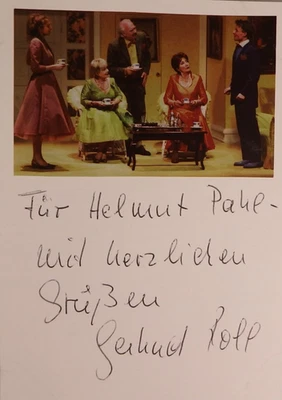 Autogramm deutsche TV- und Theaterschauspielerin Gertrud Roll (121012) - Bild 1 von 2