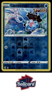 SWSH08: Fusion Strike #065/264 Clamperl Reverse Holo - Picture 1 of 2