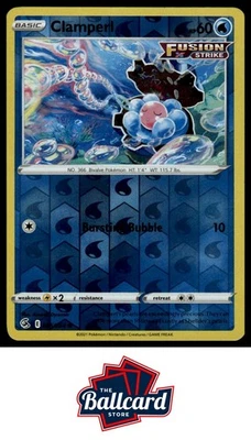 SWSH08: Fusion Strike #065/264 Clamperl Reverse Holo - Image 1 of 2