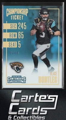 Blake Bortles 2016 Panini Contenders #95 Championship Ticket Jaguars 81/99 - Image 1 of 2