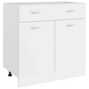 Gabinete inferior con cajón vidaXL 31 puntos 5 pulgadas x18 puntos 1 en x32 puntos 1 en madera de ingeniería - Imagen 1 de 3