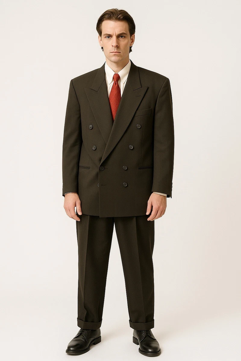 Vintage Double Breasted Suit In Men's Vintage Suits | eBay