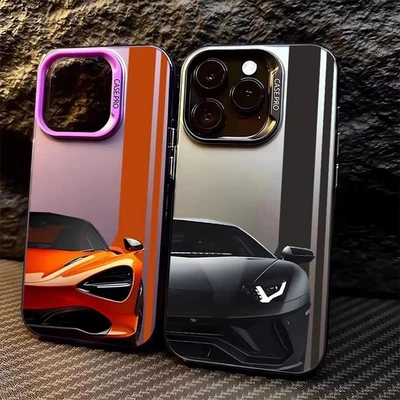 Case For iPhone 16 Pro Max 15 14 13 12 Mini 11 XS XR 7 8 Cool Car Pattern Cover - Image 1 of 4