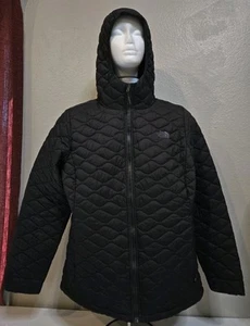 Chaqueta acolchada para adultos The North Face talla XL con cremallera negra 100 % poliéster - Imagen 1 de 17