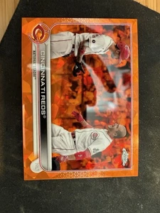 2022 Topps Chrome Sapphire 96 JOEY VOTTO Purple Refractor /25 Cincinnati Reds - Imagen 1 de 2