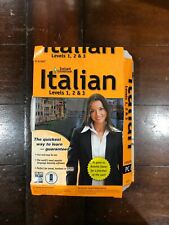 Learn How To Speak Italian With Instant Immersion Levels 1-3 DAMAGED Retail Box