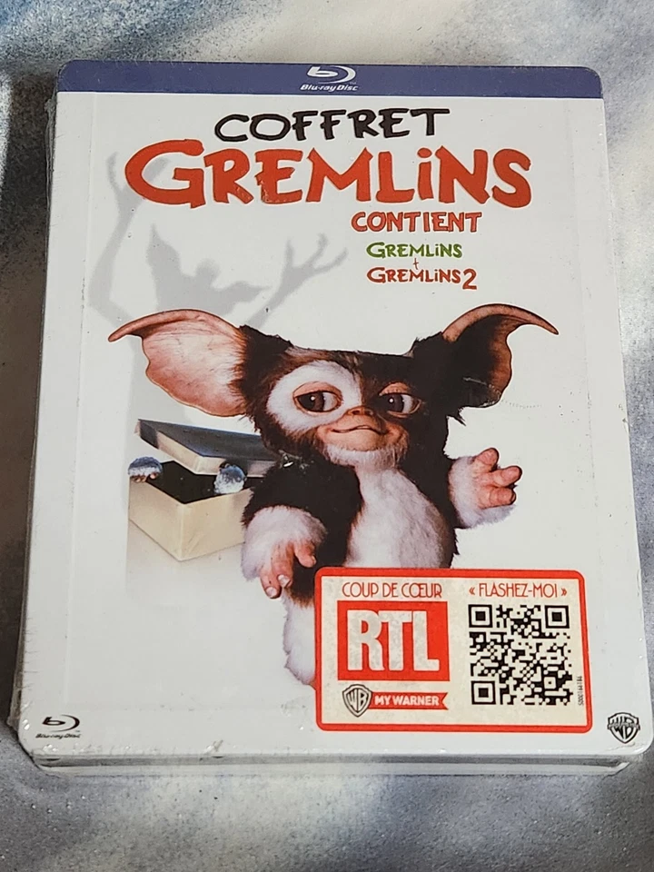 Gremlins 1 & 2 The Batch Region Blu Ray Steelbook Joe Dante Mogwai