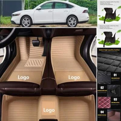 For Kia Rio Spectra Car Floor Mats All Weather Luxury Waterproof Carpets Custom — 第 1/4 张图片