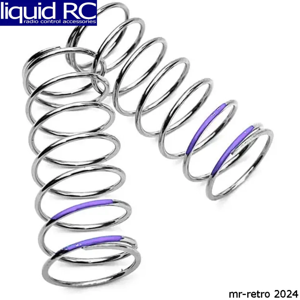 Tekno RC 57mm Front Shock Springs (Purple - 6.25lb/in) (2) TKR6109