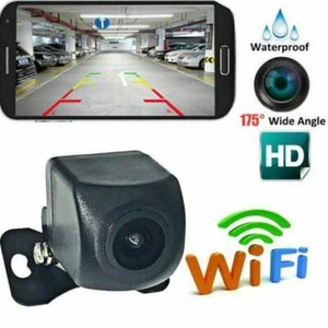 175°WiFi Wireless Car Rear View Cam Backup Reverse Camera For iPhone Android - Picture 1 of 10