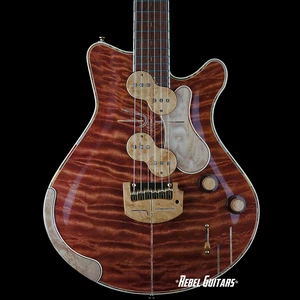 Jersey Girl Guitars Tapa “Kay” Quilted Maple Boutique Guitar with Matching Strap - Bild 1 von 12
