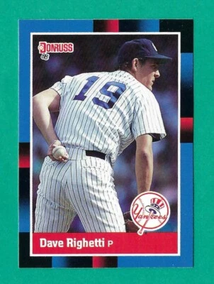 1988 Donruss Dave Righetti #93 Yankees - Image 1 of 2