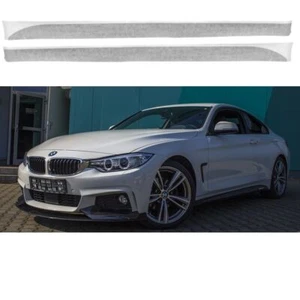 Sport-Performance Seitenschweller Folie Schwarz für M-Paket BMW 4er F32 F33 F36 - Afbeelding 1 van 5