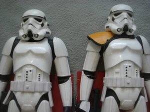 2X BNIB STAR WARS SAND & STORM TROOPERS 18"-19" INCH JAKKS PACIFIC BIG FIG - Picture 1 of 18