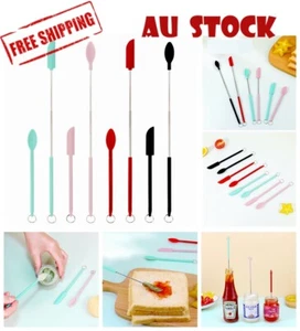 Mini Silicone Telescopic Spatula Multipurpose Double-Headed Cream Cake Scraper - Picture 1 of 2