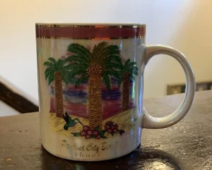 Panama City Beach Florida Palm Tree Coffee Mug - Picture 1 of 8