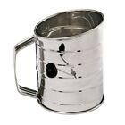 Norpro Stainless Steel Flour Sifter 3 Cup Rotary Hand Crank #136
