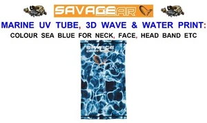 SAVAGE GEAR MARINE UV NECK TUBE SCARF BUFF CAP WARMER HEAD BAND BALACLAVA SNOOD - Picture 1 of 2