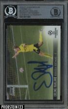 Erling Haaland Signed 2020-21 Topps Stadium Club UCL Soccer AUTO BGS BAS