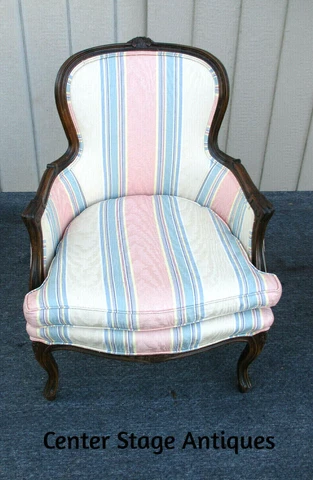 62711   Bergere French Country  Armchair Chair Cover