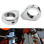 39mm Fork Clamp Turn signal Clamps Chrome 2pcs for Harley Softail Mount Bracket