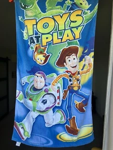 DISNEY PIXAR TOY STORY 3 BEACH TOWEL ( 28”x55” ) PREOWNED - Picture 1 of 6