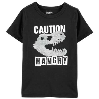 Oshkosh BGosh Kids Boys Hangry Flip Sequin Tee Shirt Size and Color Variation - Image 1 of 4