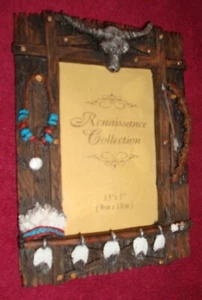 Renaissance Collection Picture Frames Indian Native American Themed- LOT OF 2 - Picture 1 of 4