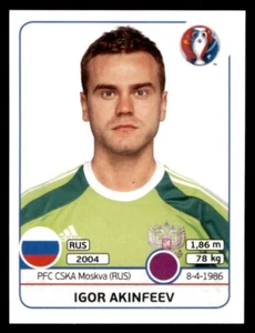 Panini UEFA Euro France 2016 - Igor Akinfeev Russia No. 161 - Picture 1 of 2
