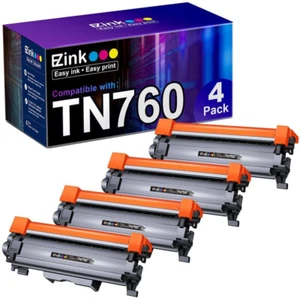Toner Cartridge Replacement for Brother HL-L2350DW MFC-L2710DW (4-Pack) - Picture 1 of 6