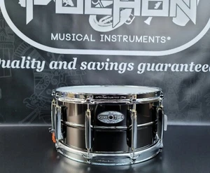 PEARL 14" × 5" SENSITONE HERITAGE BLACK NICKEL BRASS SNARE DRUM (CLEARENCE) - Picture 1 of 11