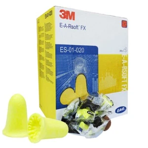 200 pares de tapones para los oídos 3M ES-01-020 suaves FX sin cable cómodos desechables - Imagen 1 de 3