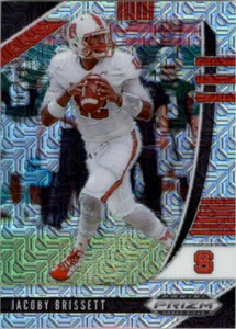 2020 Panini Prizm Draft Picks Prizms Mojo #47 Jacoby Brissett /49 - NM-MT - Foto 1 di 2