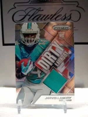 2014 Panini Prizm Jarvis Landry RC Dirty Laundry Jersey/Patch #DL-JL - Image 1 of 2