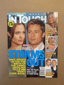 In Touch Magazine September 1 2008 Brad Pitt Angelina Jolie Jennifer Aniston 🔥 - Picture 1 of 1