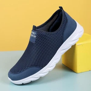 Casual Men's Slip on Shoes Athletic Running Outdoor Gym Sneakers Tennis Walking. - Picture 1 of 15