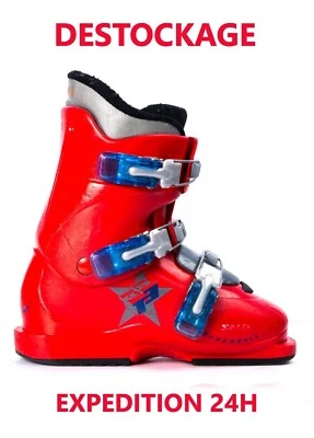 Child Ski Boot Used SALOMON T3 Size: 35 = Mondopoint: 22.5 - Image 1 of 4