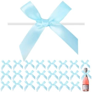 120 PCS 3 Inch Satin Ribbon Twist Tie Bows for Treat Bags Small Bow Twist Tie... - Picture 1 of 1