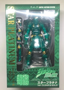 SAS Star Platinum Ver. Figura de acción transparente y dorada WF 2025 JoJo parte 3 Japón - Imagen 1 de 8