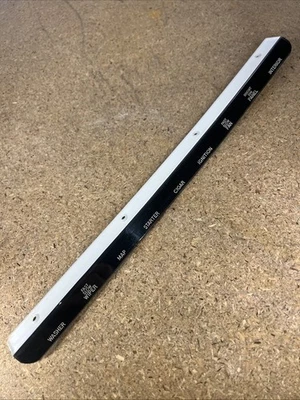 NOS JAGUAR DAIMLER SWITCH INDICATOR STRIP FITS MK2 250 V8 XKE ETYPE C15610 L/H/D - Imagen 1 de 4