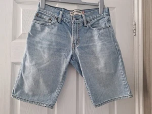 Levi Struss& Co. 514 Slim Straight Blue Denim Summer Shorts - Waist 29 - Picture 1 of 16
