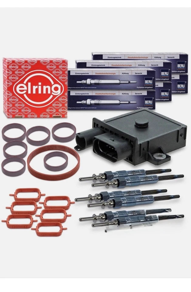 IKA STEUERGERÄT + 6x BERU GLÜHKERZE FÜR BMW 3-ER E46 E90 5-ER E60 6-ER X3 X5 M57 - Image 1 of 1