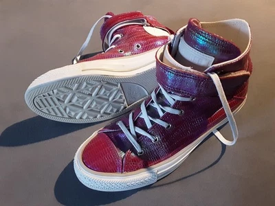 Converse Winter Chucks gefüttert 37 37,5 TOP hoch Mädchen Stiefel pink Glitzer - Bild 1 von 4