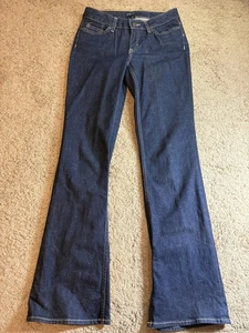 Banana Republic Jeans Damen 2 Bootcut Dark Denim Low Rise Stretch Hipster - Bild 1 von 10