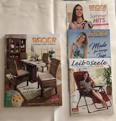 BADER Katalog - Wohnen - Leben - Schmuck - Herbst/Winter 2021/2022 (+ 3 Minis) - Bild 1 von 3