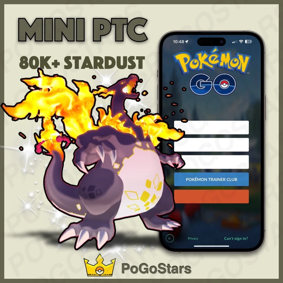 Pokémon PTC Go - Gigantamax Shiny Charizard✨Leggi Descrizione✨ - Immagine 1 di 1