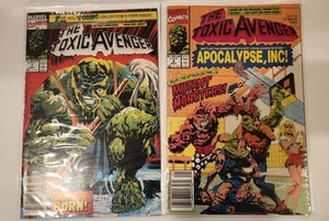 Vintage "The Toxic Avenger" Marvel Comics issues 1 & 2 VGC - Bagged and Boarded - Picture 1 of 8