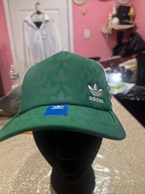 Nuevo Adidas Originales OG Monograma Camionero Unisex Sombrero Ajustable Foto 1 de 4