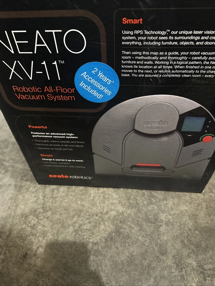 NEATO XV-11 GRAY ROBOTIC ALL FLOOR VACUUM SYSTEM - Image 1 of 2