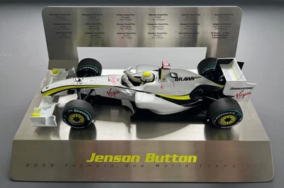 JENSON BUTTON BRAWN BGP 091 F1 2009 WORLD CHAMPION 1/18 GPL DISPLAY RARE NEW AUS - Image 1 of 4